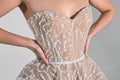 Sequin Wedding Dress Vestido De Novia Satin Mermaid Princess Bridal Gown Bow Simple Court Train Dress Satin