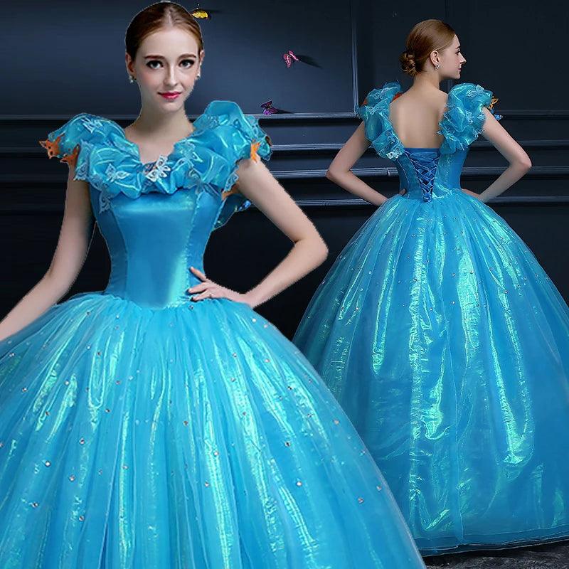 Quince Dress | Sky Blue Quinceanera Dresses Sweetheart Satin Quinceanera Plus Size Ball Gown Vestidos De Quinceaneras Customized