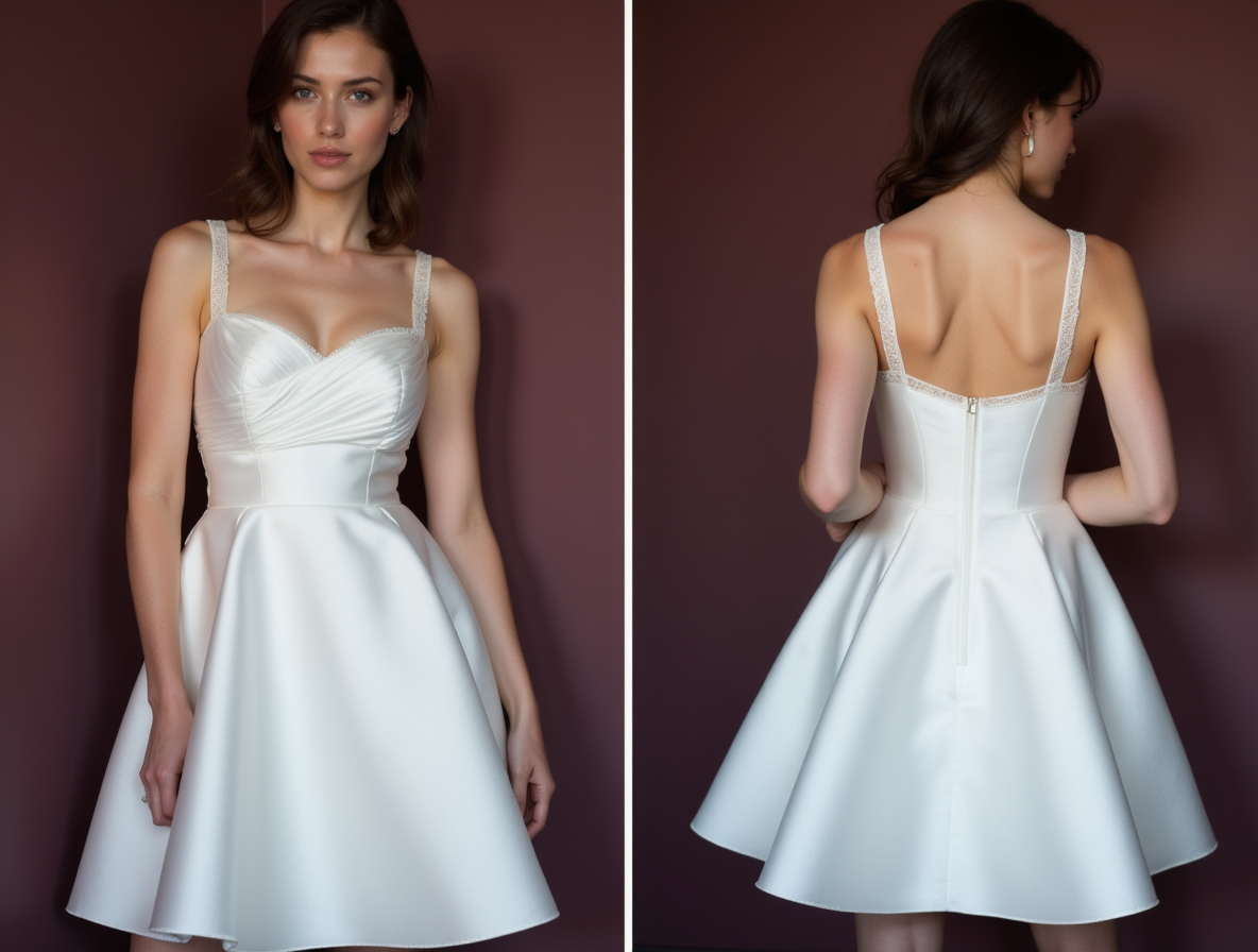 Boho Short Wedding Dress and Mini Dress with Fringe Details for a Unique Look
