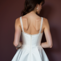 Boho Short Wedding Dress and Mini Dress with Fringe Details for a Unique Look