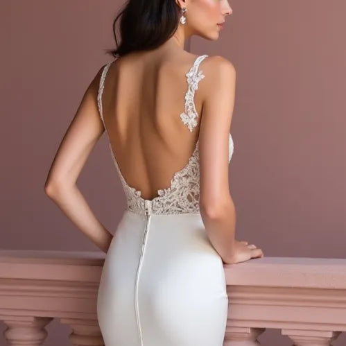 Sexy Mermaid Wedding Dress with a Flattering Fit for a Stunning Shape