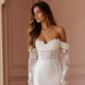 Mermaid Bridal Gown with a Flattering Fit for Hourglass Brides