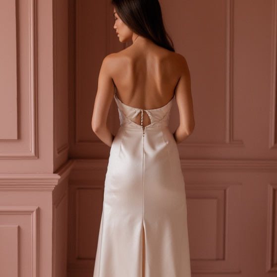 Luxurious White A-Line Bridal Gown with Crystal Beading and Embellished Waistline