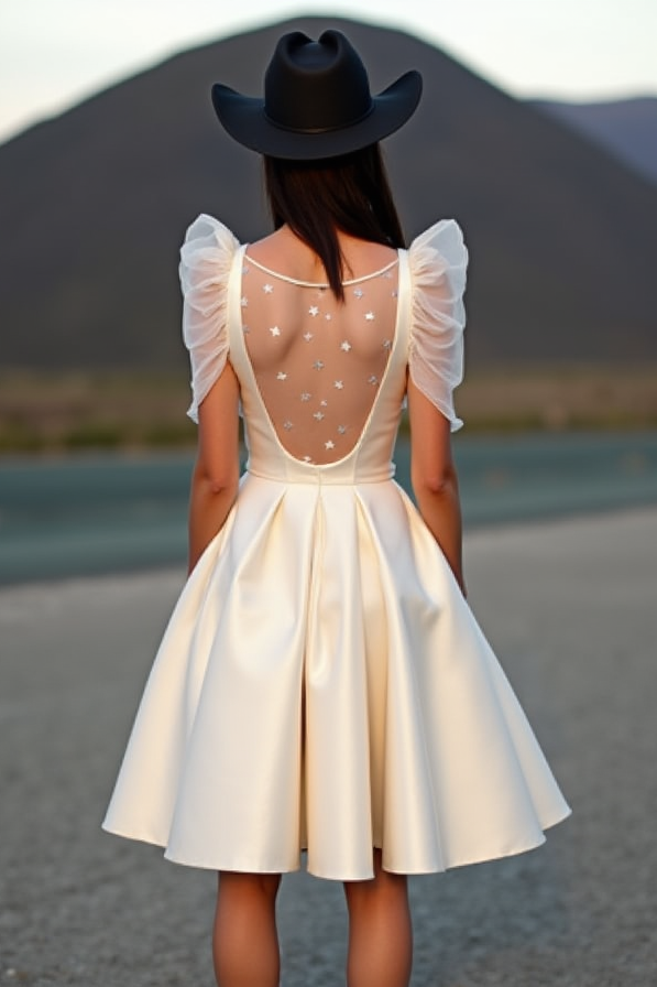 Short Mini Wedding Dress for Modern Brides Wanting a Chic Look