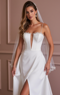 A-Line Wedding Dress for Petite Brides with a Perfectly Balanced Fit
