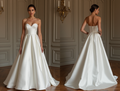 Enchanting White Princess Wedding Dress for a Storybook-Inspired Bridal Look