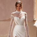 A-Line Wedding Dress with Spaghetti Straps for a Light and Airy Feel