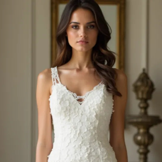 Short Wedding Dress for Elopement, Beach, and Destination Weddings